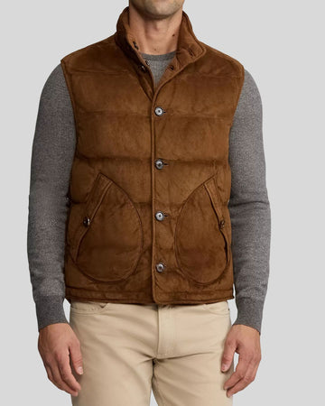 Leather Vest for Men – Suede & Genuine Leather Vests
