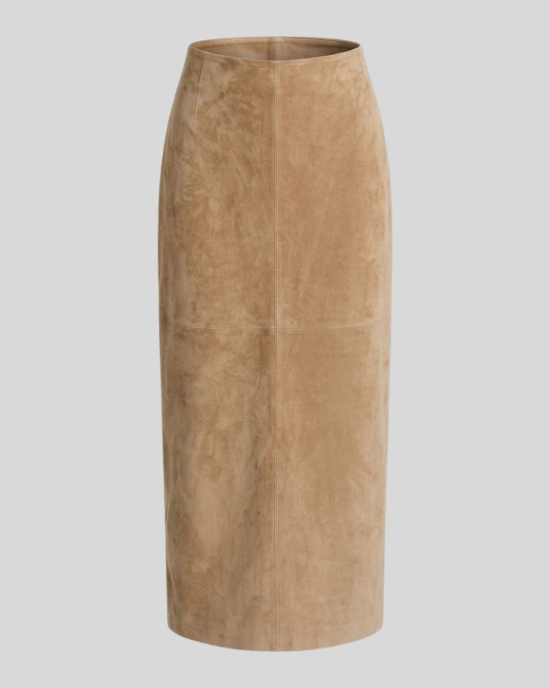 Sahara Column Suede Maxi Skirt