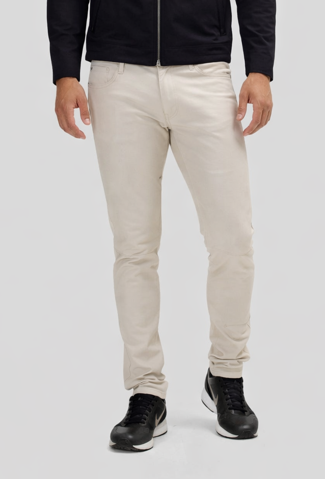 Axis Ivory Leather Pants