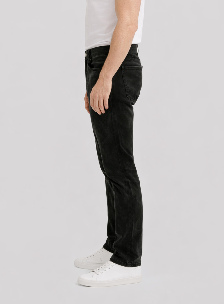 Noir Black Suede Pants