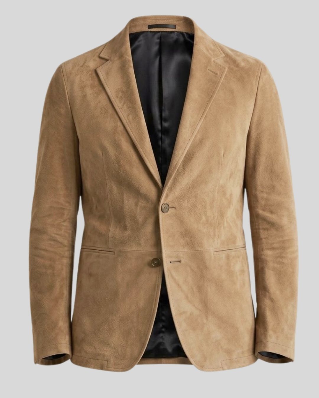 Alden Camel Suede Tailored Blazer for Men