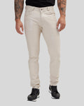  ivory leather pants for mens front view