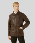 Side view hand-in-pocket shot of Imperial Utility Jacket
