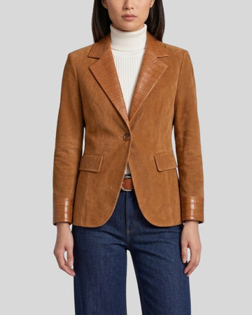 Nordwyn Brown Suede Blazer